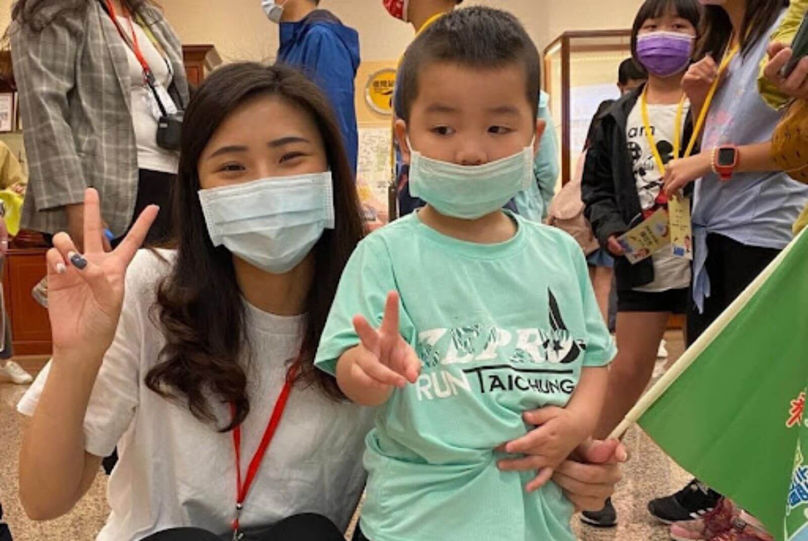 10年前在希望閱讀聯盟學校就讀，10年後成為希望閱讀的志工