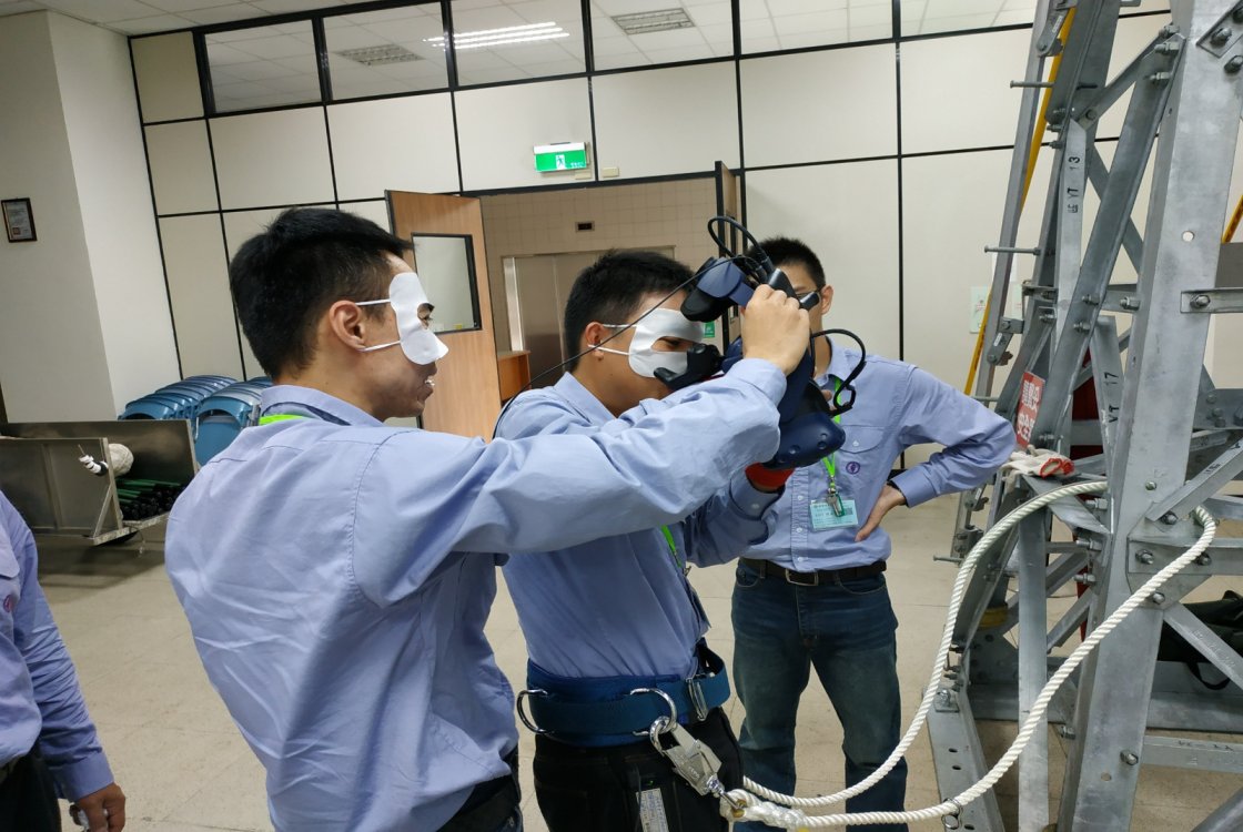 台電VR導入訓練課程　以科技育才｜2021．永續100強