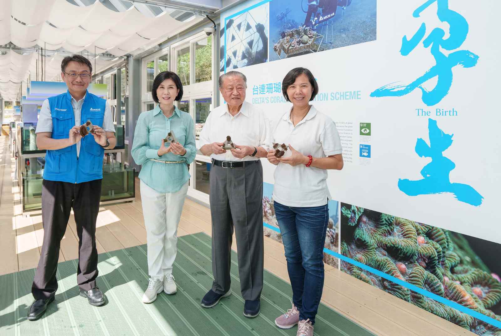 台達攜手海科館建「珊瑚保種中心」，用綠電、智慧燈控溫控搶救20種瀕危珊瑚