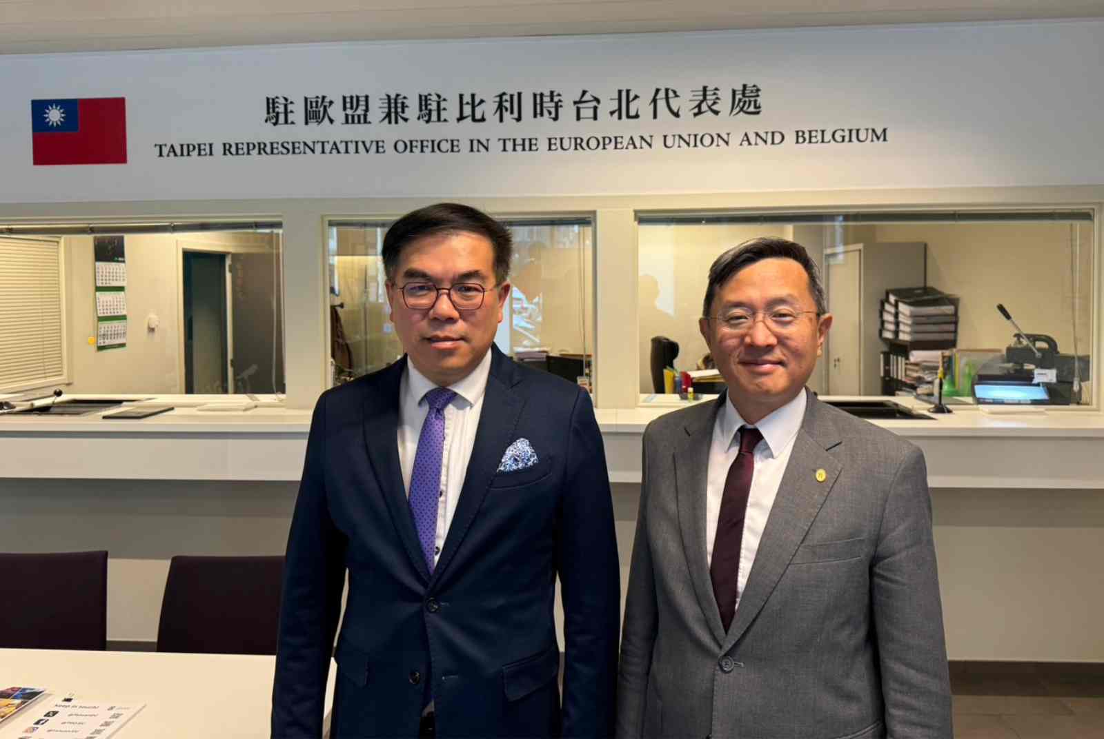 彭啟明訪歐盟時承諾：台灣四年內啟動溫室氣體總量管制與排放交易制度