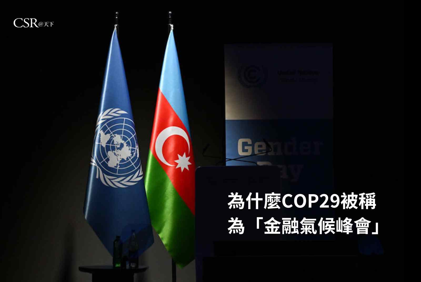 為什麼COP29被稱為「金融氣候峰會」？預定討論哪8大議題？