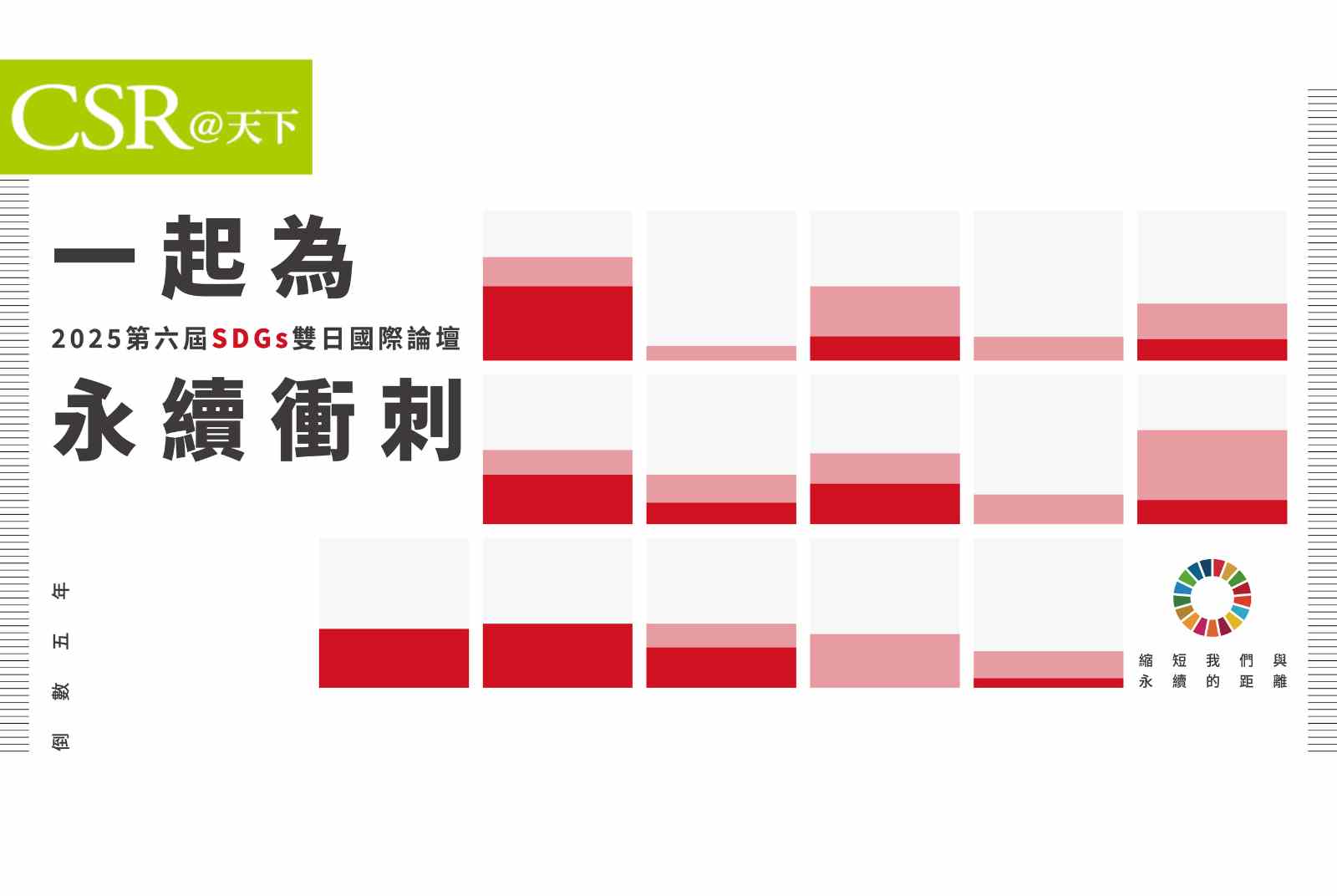 「2025天下 SDGs 國際論壇 」：迎戰永續未來，倒數五年全力衝刺！