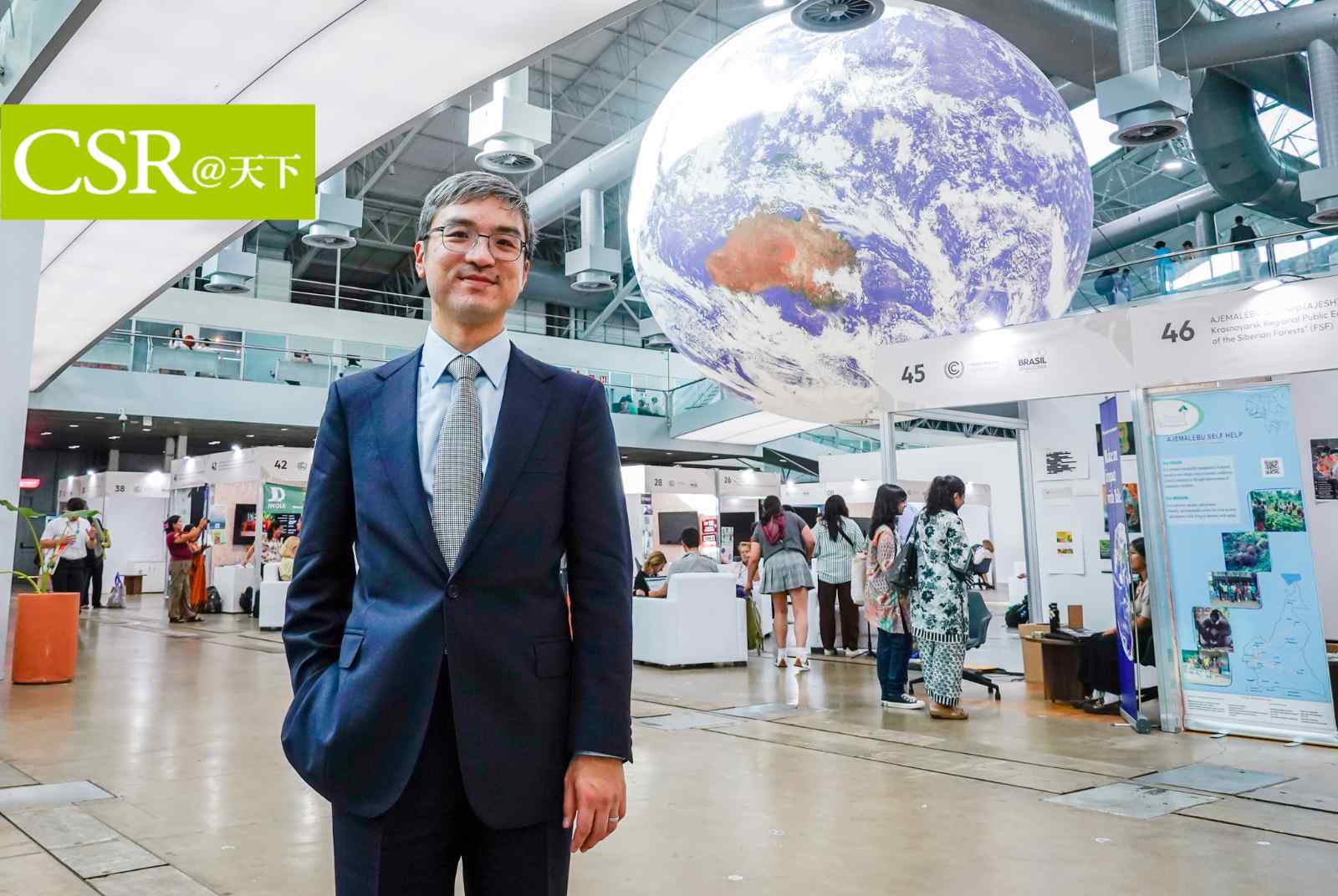 首次實體出席氣候峰會　南山尹崇堯在COP30倡議「永續健康」，鼓勵從五大面向儲存健康資本